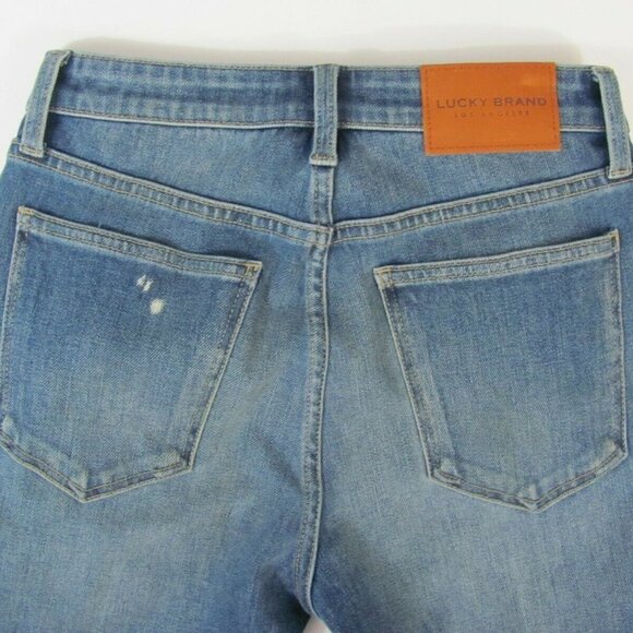 Women's Lucky Brand Jeans Bridgette Cropped Size 6 (26 x 25) High Rise NWOT - Picture 5 of 10